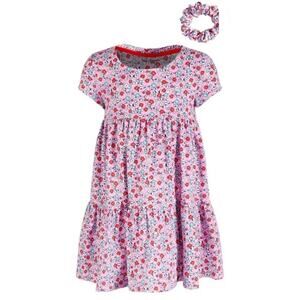 Epic Threads Toddler Girls Ditsy Floral-Print Tiered Dress Scrunchie Size 3T